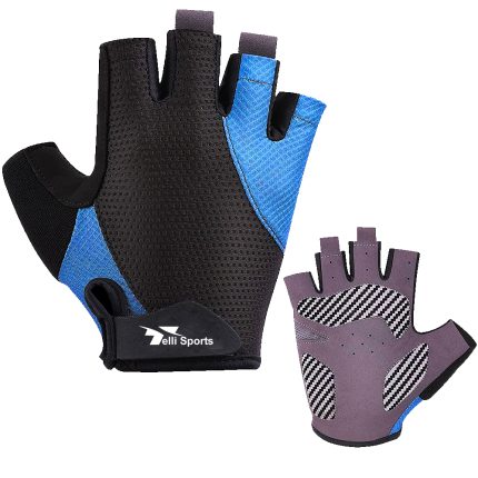 Anti-Slip Shock-Absorbing Liquid Gel Half Finger Fingerless Bicycle Gloves Mountain Bike Gloves Road MTB Biking Cycling Gloves