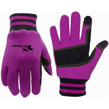 Cycling Half Finger Glove Outdoor Sport MTB PU Leather Pad Fleece kids cycling glove Non-Slip Breathable Washable Bicycle Gloves